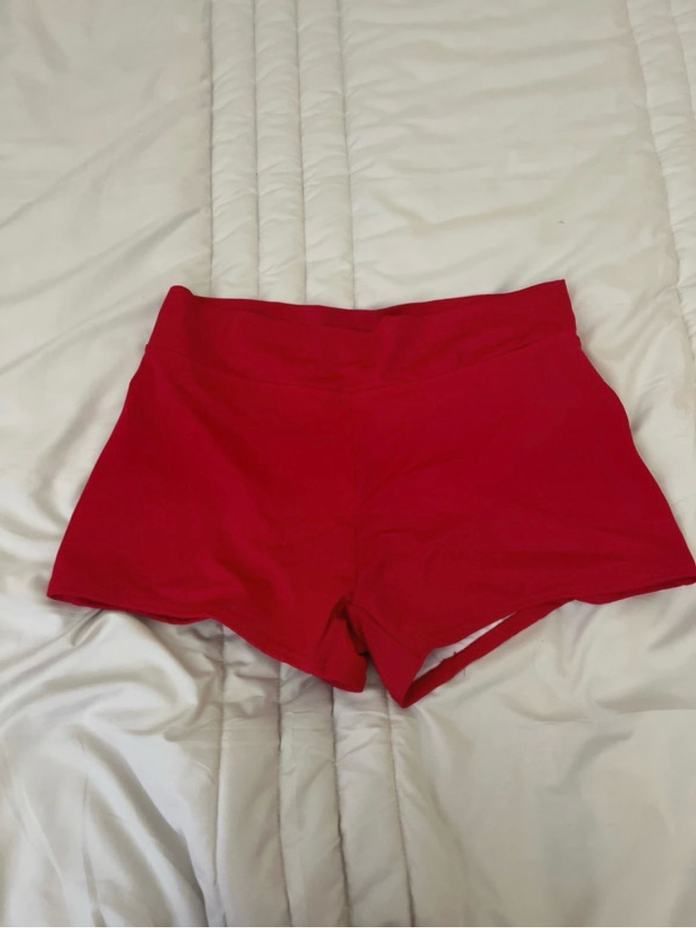 VENUS Bright Red High-Rise Bike Shorts